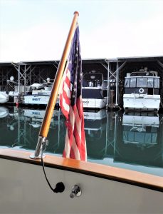 Backup Camera for Boaters Flag Pole