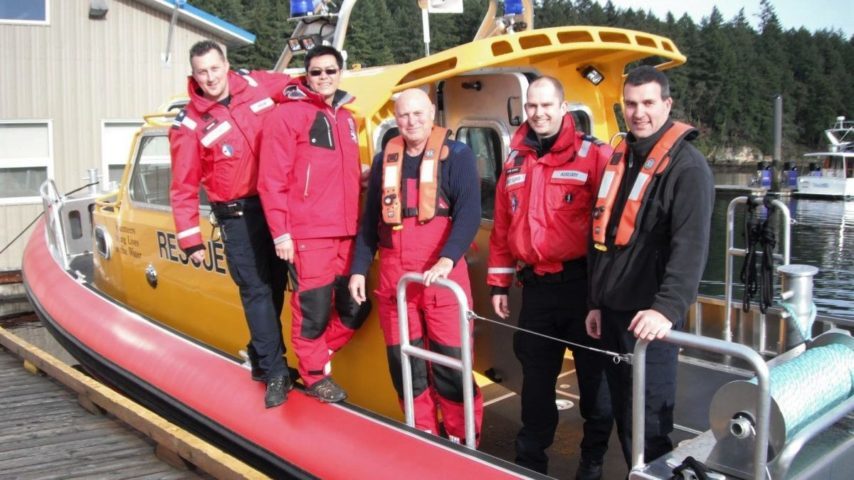 Photo of Rescue Personnel on Rescue Boat