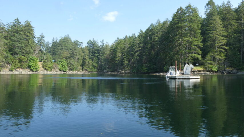 Dinghy dock, north end of Valdes Island