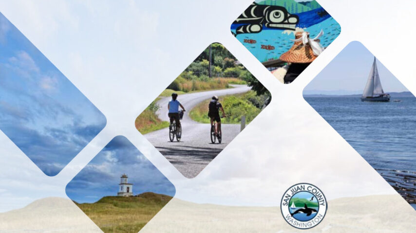 Image of San Juan County Logo on the Destination Management Plan document