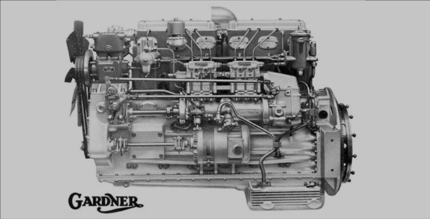 Image of 6LXB Gardner diesel engine