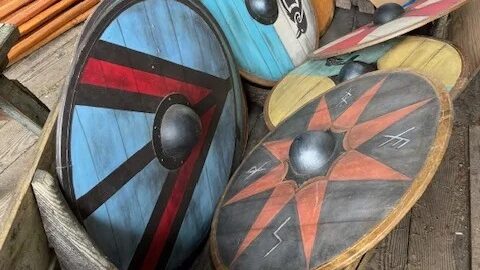 Photo of shields for the Valkyrie