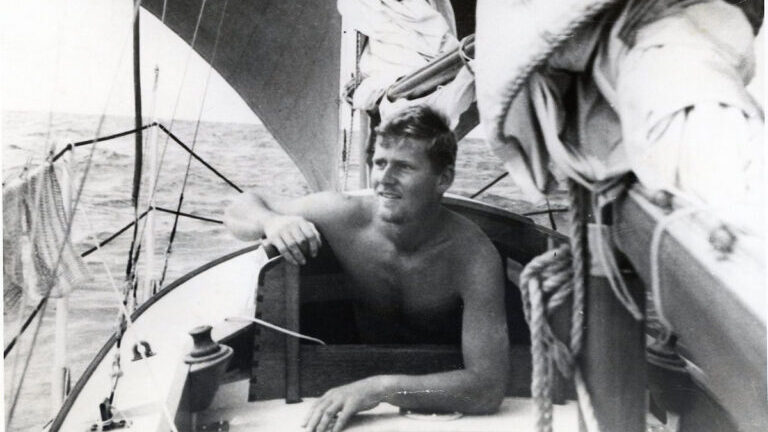 John Guzzwell sailing Trekka