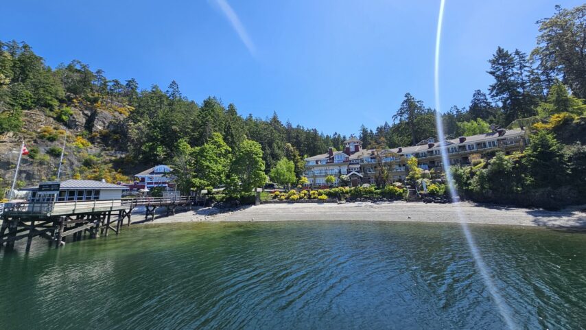 Clearing customs at Bedwell Harbour