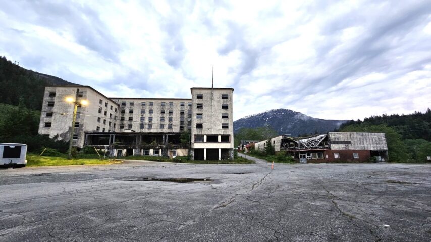 Old Hotel and Ghost Town of Ocean Falls