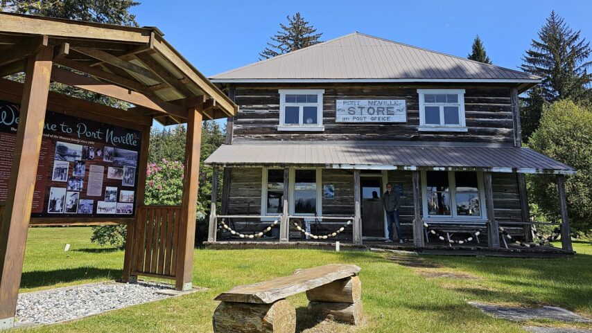 The old store post office at Port Neville