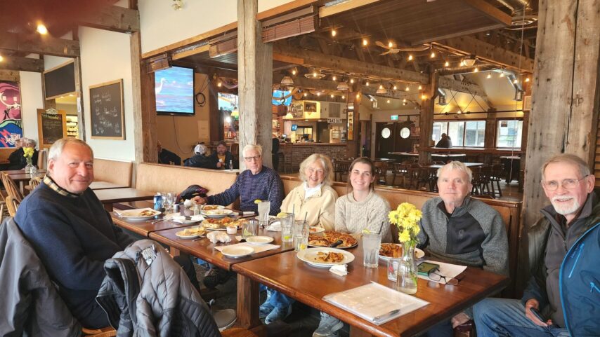 Flotilla group in the pub at Shearwater