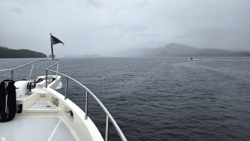Lead boat Annie on the way to Wrangell