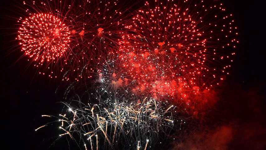 Fireworks Display at Campbell River