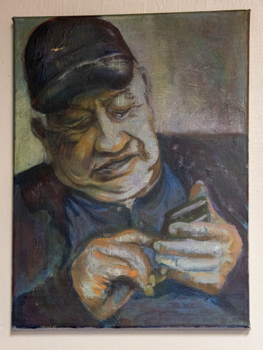 Painting, caricature of Jack