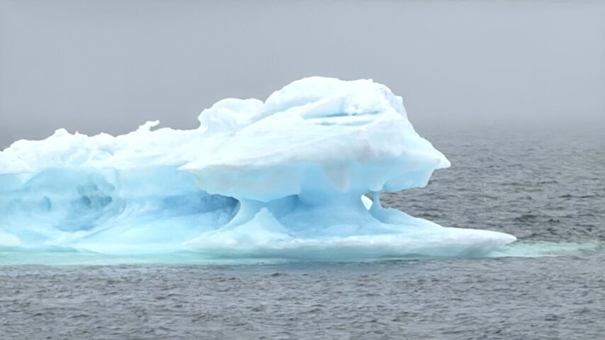 Photo of a large iceberg