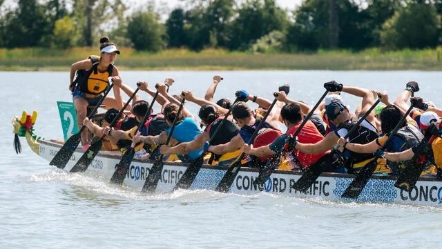 Photo of Dragon Boat Team racing