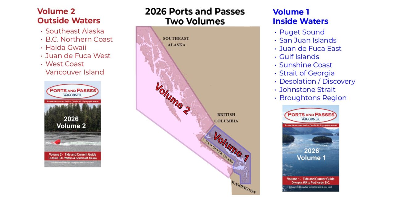 2026 Ports and Passes Divided Into 2 Volumes