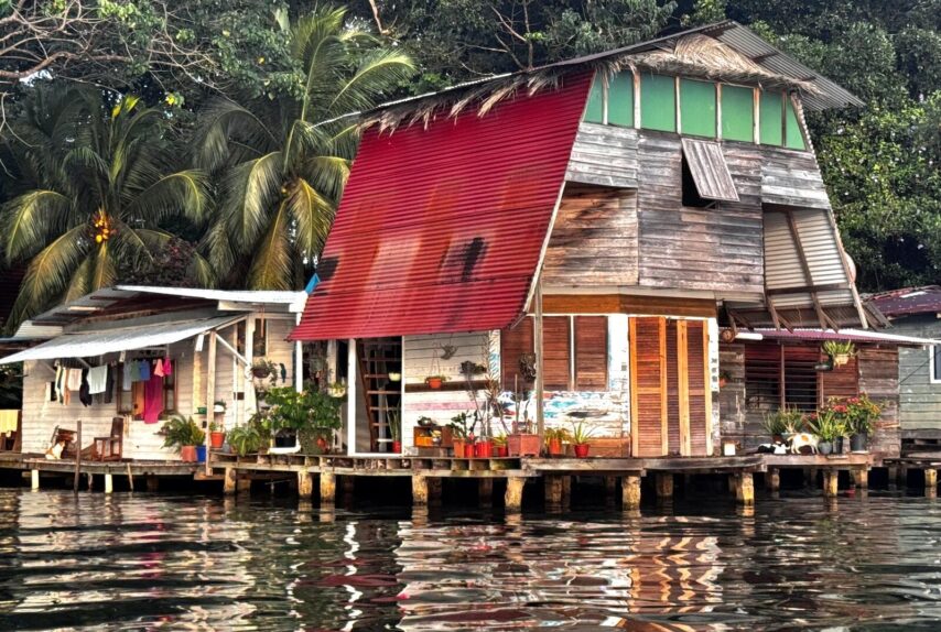 Photo of home on pilings at Bocas Del Toro