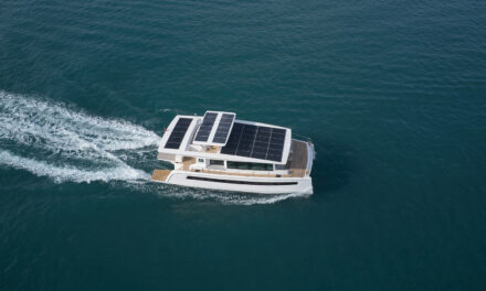 Solar Electric Catamaran Crosses the Atlantic