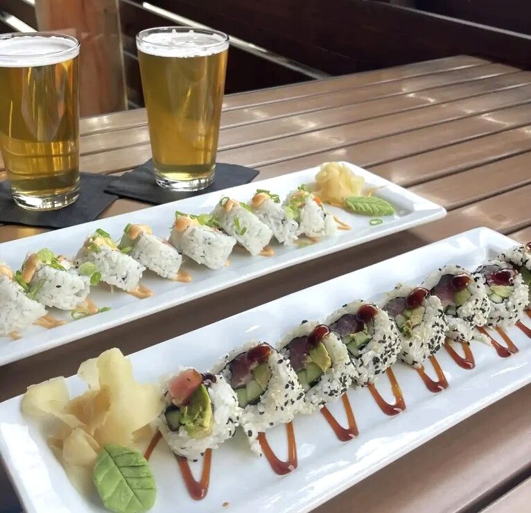 Photo of sushi bites at B-Town Kitchen in Bellingham