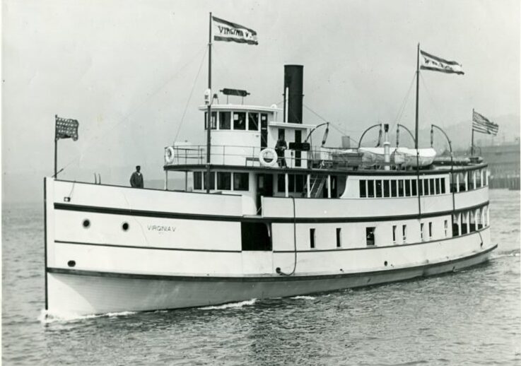 Historic photo of the Virginia V